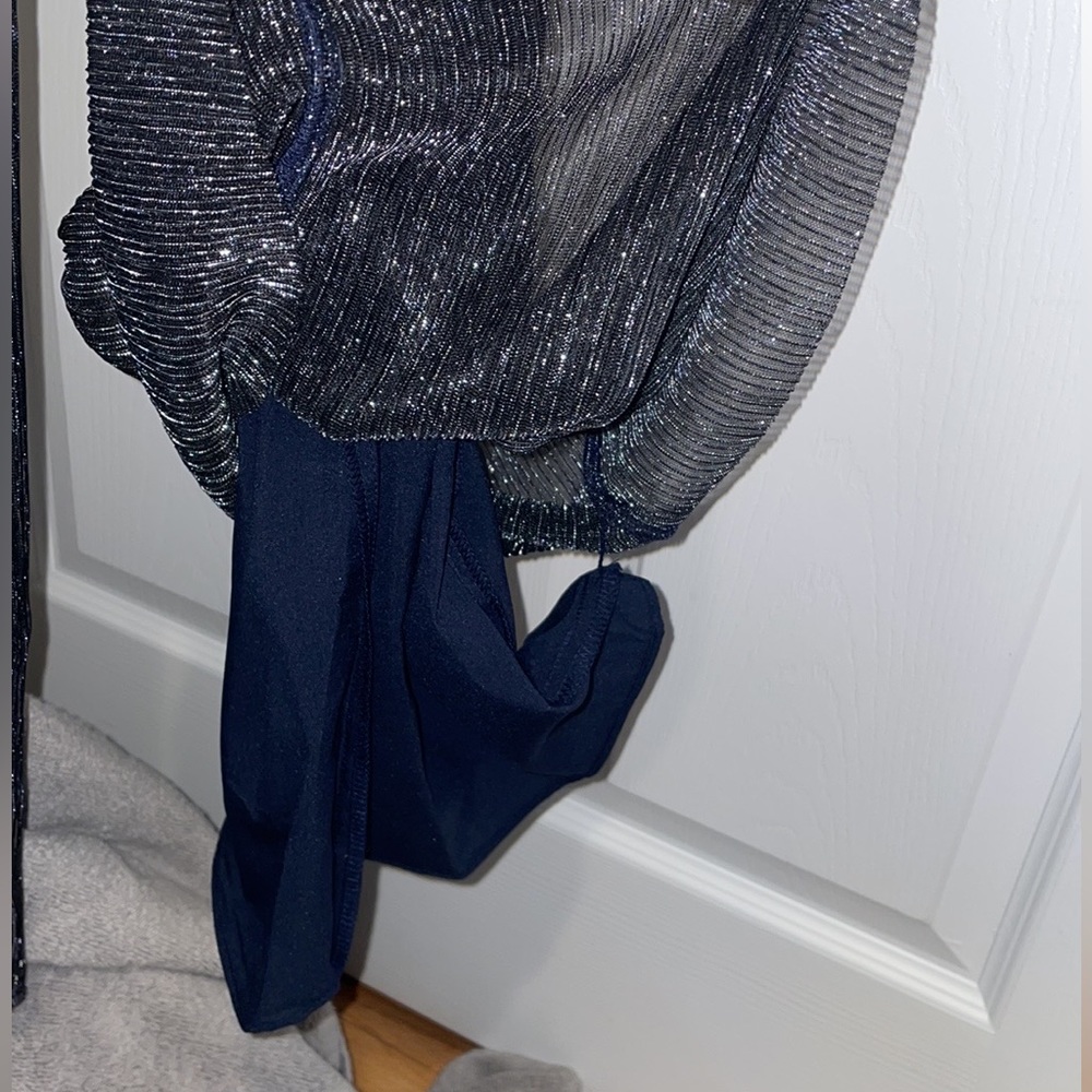 NWT Banana Republic Crop Metallic Jumpsuit Size XS - Picture 7 of 9